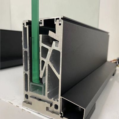 Lan can U Channel kính không khung Open View với đèn LED và Bảo hành hơn 5 năm