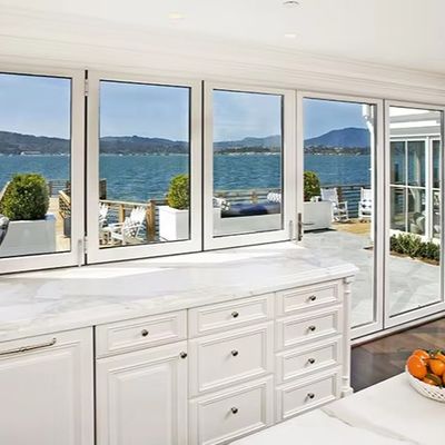 Kiểm soát nhiệt độ Bảo vệ âm thanh Cửa sổ có độ dày kính tùy chỉnh nhôm-thép không gỉ-cá