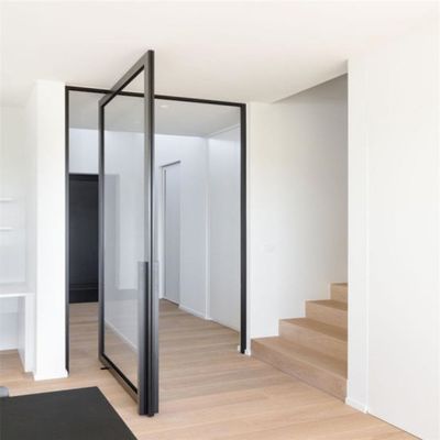 Low-E Glass Type Glass Pivot Front Door với khung thủy tinh và hợp kim nhôm
