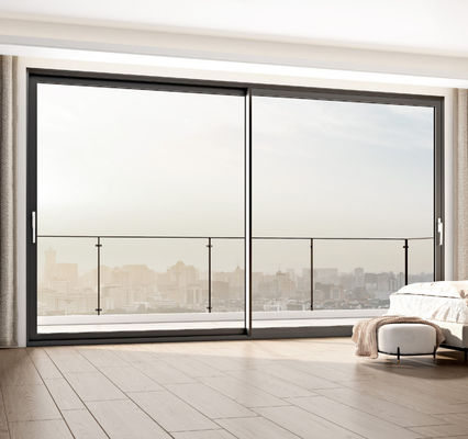 Phương pháp mở trượt cửa trượt nhôm tùy chỉnh và độ dày khung 1,2mm-2,2mm cho nhu cầu tùy chỉnh