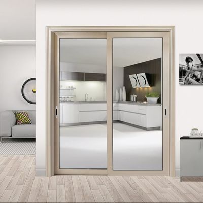 Cửa trượt nhôm lâu bền để ngăn ngừa khói dầu 50 năm tuổi thọ và hiệu quả năng lượng cao