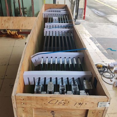 Kích cỡ tùy chỉnh Cửa bên ngoài nhôm gấp đôi Bảo vệ nhiệt đa tấm bền