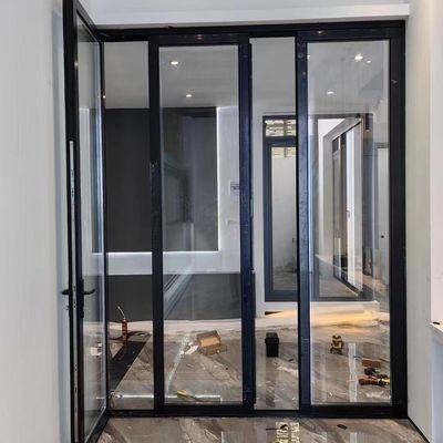 Slimline Aluminium Bifold Doors Indoor Balcony Thiết kế trượt gấp Bi-Fold Aluminum Glass Door