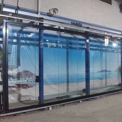 Cơ chế khóa an toàn Cửa kính gấp nhôm bằng bạc / trắng / đen / tùy chỉnh cho các tổ chức giáo dục