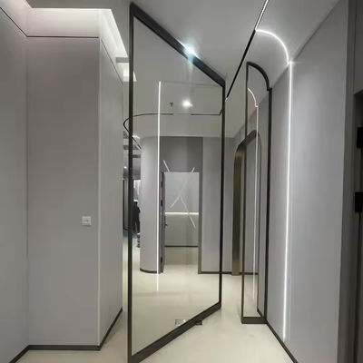 Thiết kế nhà ở hiện đại cửa trục trước nhôm với phần cứng thép không gỉ 304 và hồ sơ nhôm