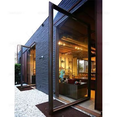 Cửa quay khung nhôm thủy tinh với dải niêm cao su EPDM cho sự hài lòng của khách hàng