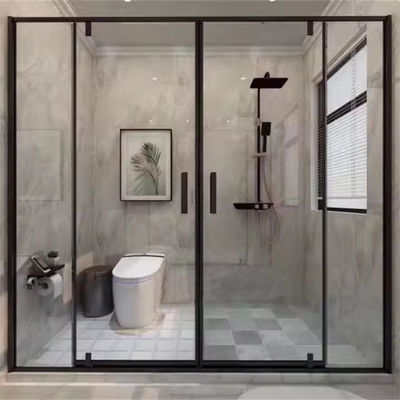 Kiểm tra nước dễ dàng sạch kính phòng tắm tấm màn hình cửa với khung mỏng