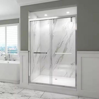 Phòng tắm thủy tinh thấm tắm cửa tắm ngăn cách với phong cách khung mỏng