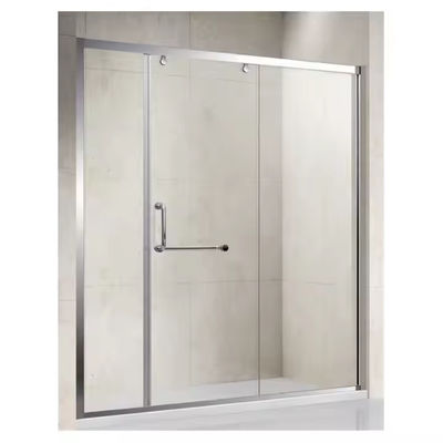 Cửa tắm trượt chống nước và cách nhiệt trong khung thép không gỉ với kính