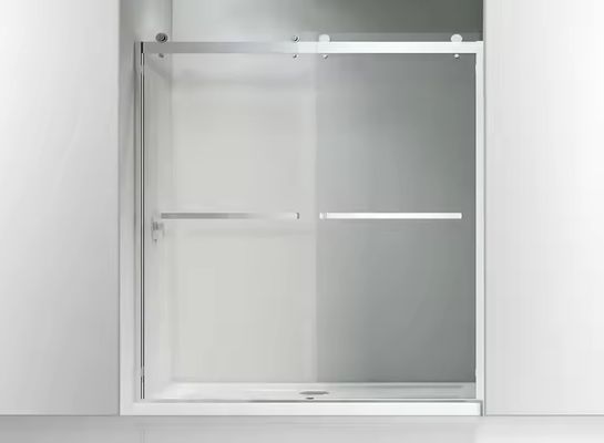 Khung cửa nhà tắm bằng nhôm bên trong bằng nhôm, vách ngăn tắm bằng kính cường lực