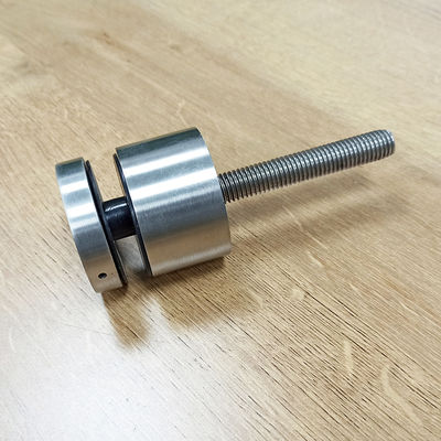 Thép không gỉ điều chỉnh 304/316 Hệ thống khung rào kính chống tháo với đường kính 30mm/42.4mm cho kính 8-12mm