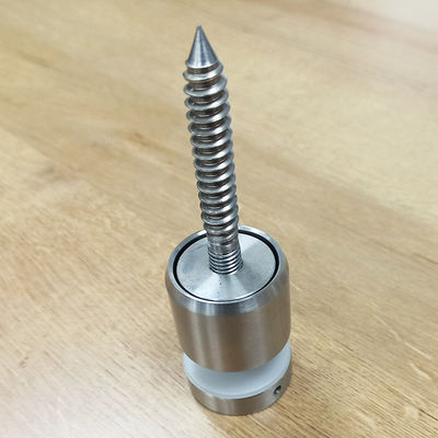 Thép không gỉ điều chỉnh 304/316 Hệ thống khung rào kính chống tháo với đường kính 30mm/42.4mm cho kính 8-12mm