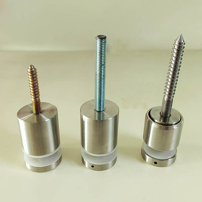 Chốt cố định lan can kính gắn tường không khung bằng thép không gỉ có thể điều chỉnh