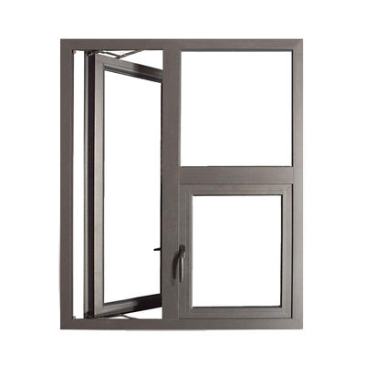 Giá rẻ An ninh Solid Beveled Single tempered Glass Outward Swinging Windows Hệ thống thiết kế Giá bán