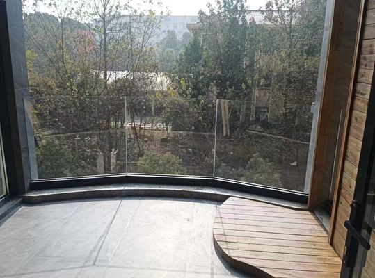 Compact Aluminum U Channel Glass Railing Waterproof Aluminum Glass Balustrade (Đường chắn thủy tinh nhôm)