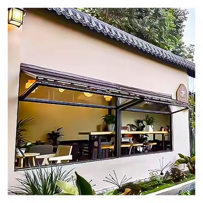 Cửa sổ gấp nhôm phong cách hiện đại với kính nhiệt cách nhiệt và độ dày kính tùy chỉnh
