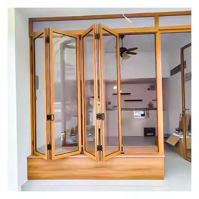 Cửa sổ nhôm gấp để cách nhiệt nhiệt và cách âm tốt