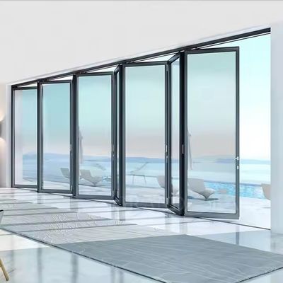 Nhôm âm thanh và chống nước cách ly Bi cửa gấp cửa ngăn kính