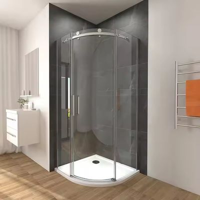 Vách kính trượt bên hông cho phòng tắm bằng nhôm kính thép không gỉ phòng tắm vòi hoa sen đi bộ